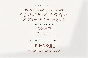 Helina Script Family font