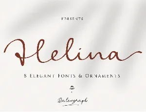 Helina Script Family font