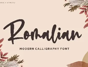 Romalian font