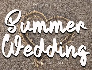 Summer Wedding font