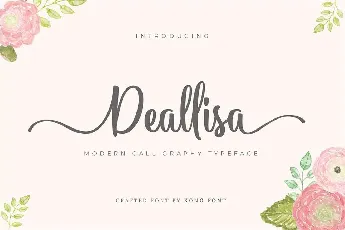 Deallisa Modern Callligraphy font