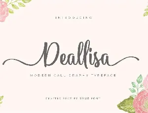 Deallisa Modern Callligraphy font