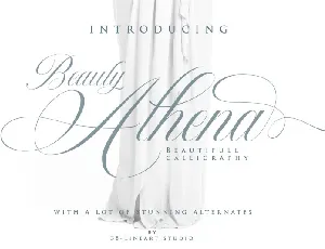 Beauty Athena font