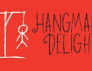 DK Hangmans Delight font