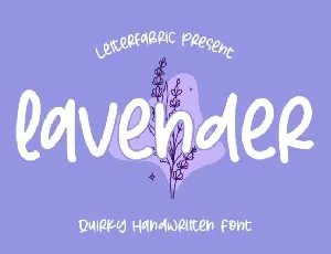 Lavender Typeface font