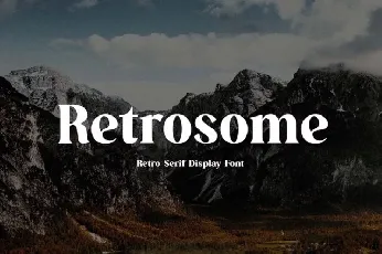 Retrosome font