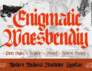 NCL Enigmatic Waesbendiy Demo font