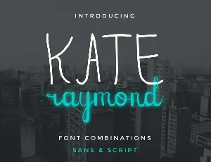 Kate Raymond Demo font