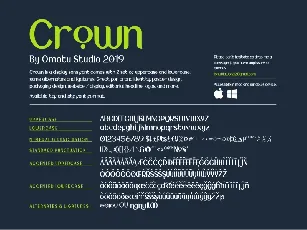 Crown Typeface Free font