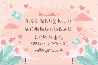 The Valentine font