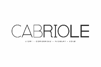 Cabriole Demo font