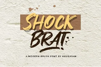 Shock Brat font