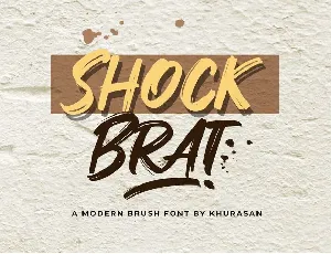 Shock Brat font