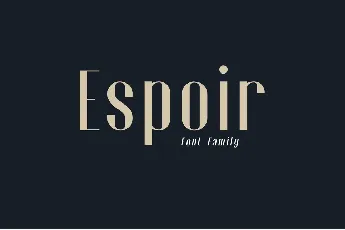 Espoir font