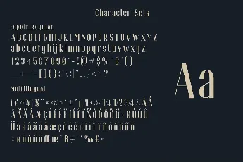 Espoir font