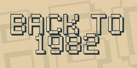 Back to 1982 font