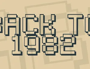 Back to 1982 font
