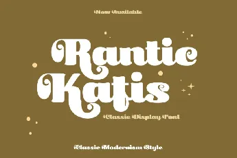 Rantic Kafis font