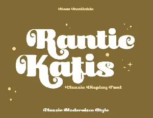 Rantic Kafis font