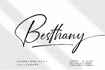 Besthany Signature Script font