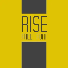 RISE Typeface font