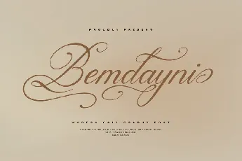 Bemdayni font