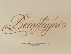 Bemdayni font