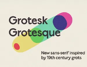 Grotesk Grotesque font