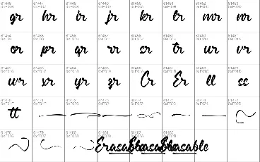 Erasable Demo font