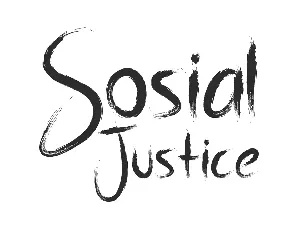 Sosial Justice Demo font