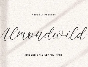 Almondwild font