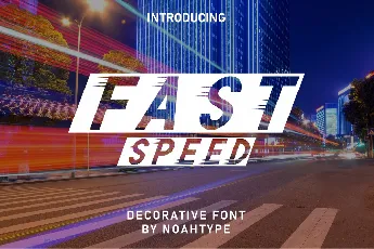 Fast Speed Demo font