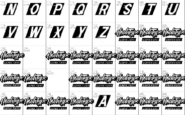 Fast Speed Demo font