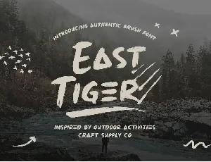 East Tiger Demo font
