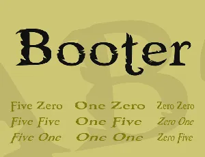 Booter font