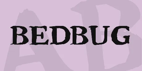 Bedbug font