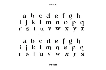 Hanoble font