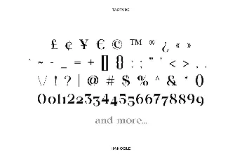 Hanoble font