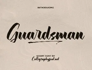 Guardsman font