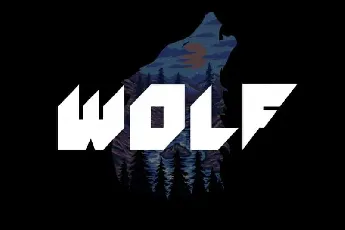 WOLF font