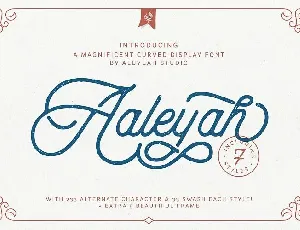 Aaleyah Monoline Script font