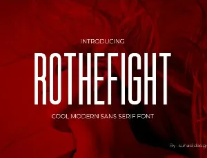 Rothefight Sans Serif font