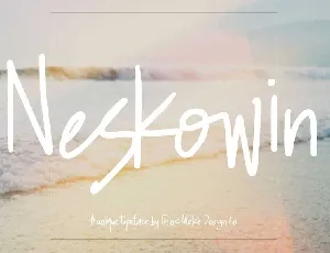 Neskowin font