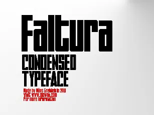 Faltura font