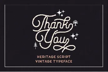 Heritage Bestie font