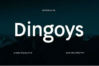 Dingoys font