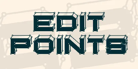 Edit Points font