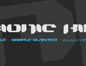 Bionic Kid font