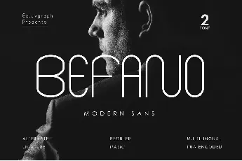 Befano Modern Sans Serif font