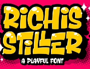 Richis Stiller – Playful font